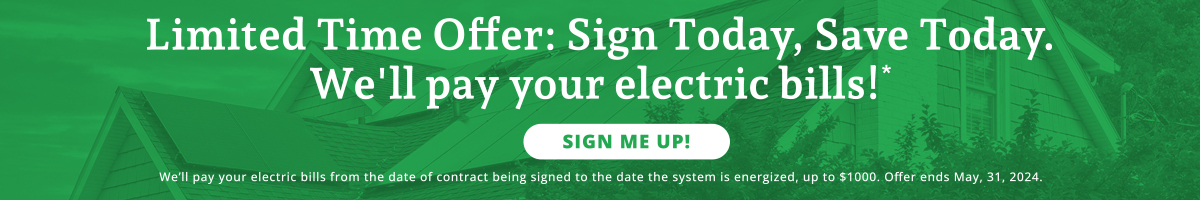Solar Promo - Sign Up today