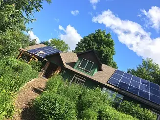 Drone Captures Solar PV Install