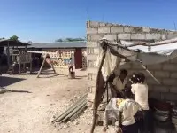 people outside a building