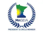 a logo of a president