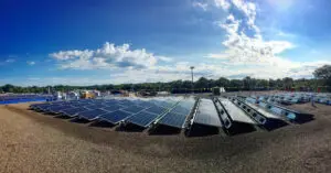 a group of solar panels