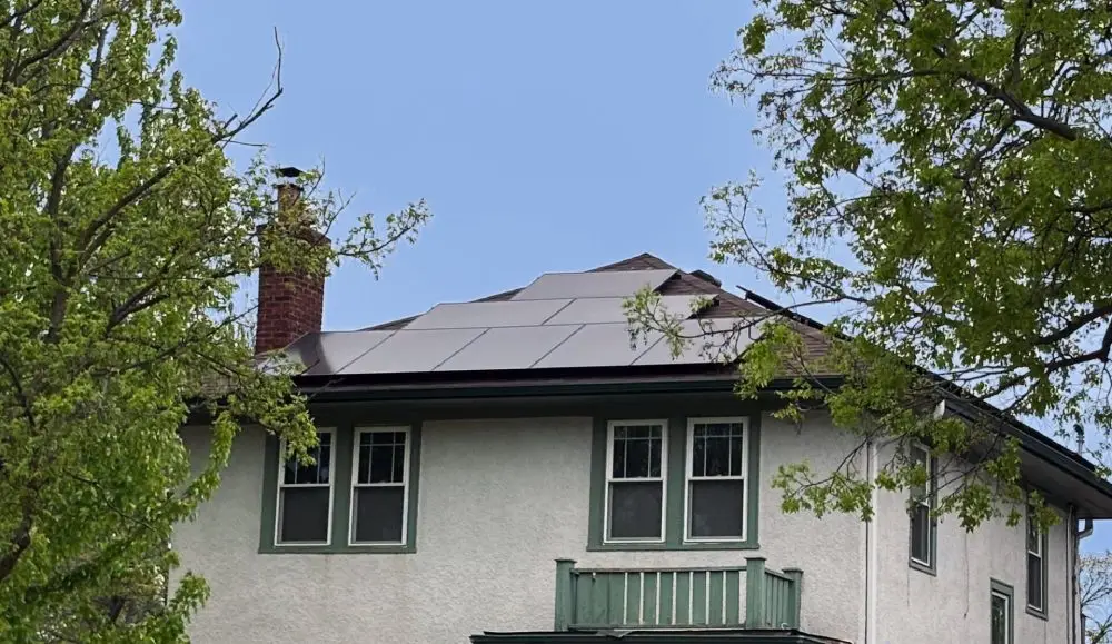 Home with Solar Small Roof 2